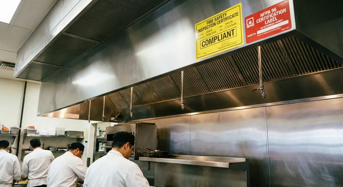 Inspection support documentation for Hartford kitchen exhaust cleaning